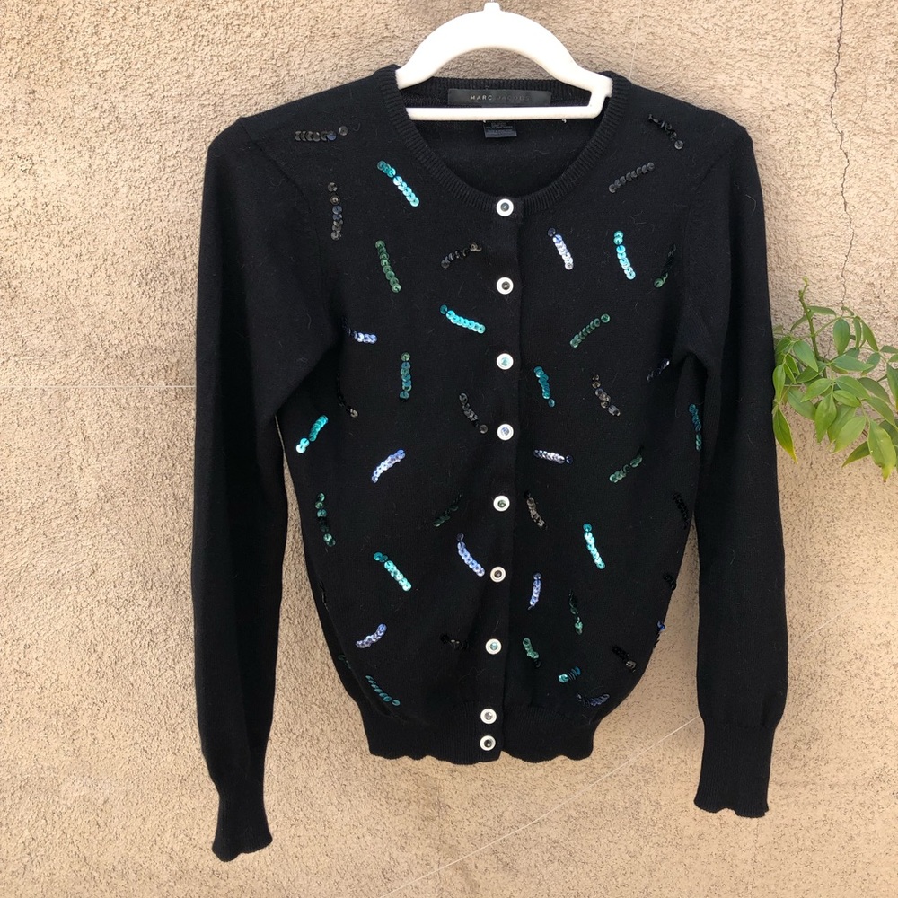 Marc Jacobs Sequin Embellished Cardigan